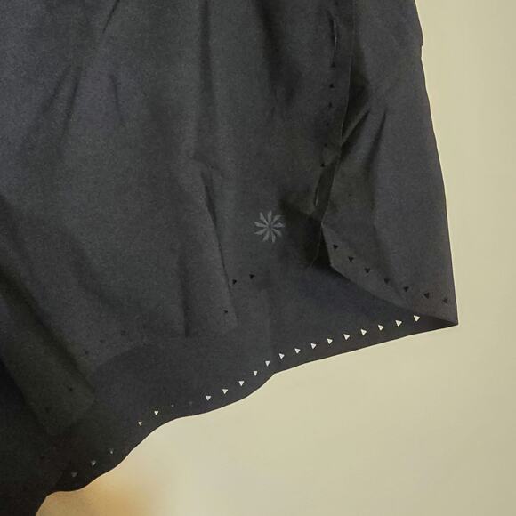 Athleta Women's Running Athletic Cut Out Shorts Stretch Workout Black Size XS - Picture 3 of 9